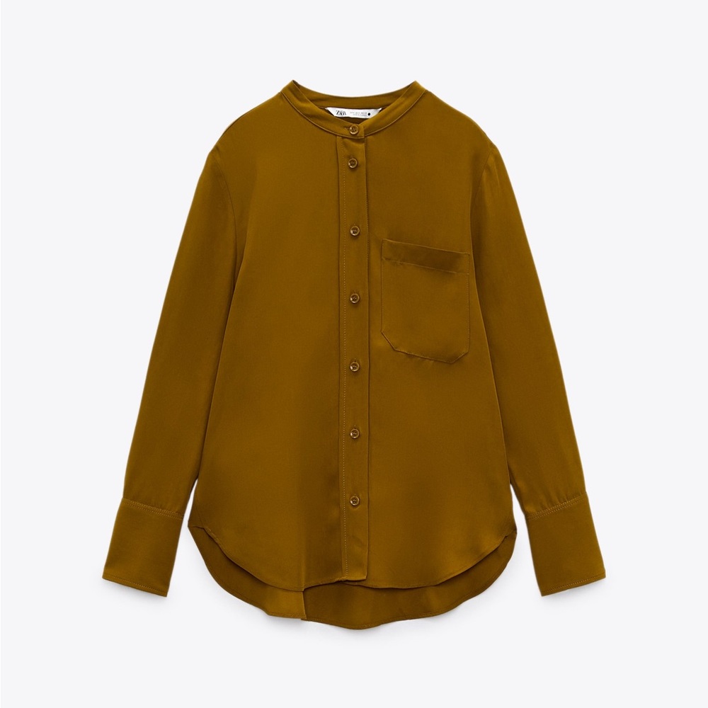 Zara Flowy Top with Pocket